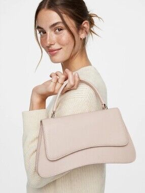 Only Blush Pink Mini Top-Handle Bag